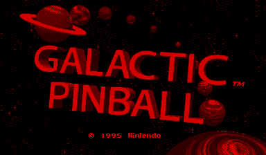 Galactic Pinball screenshot 7 for Virtual Boy